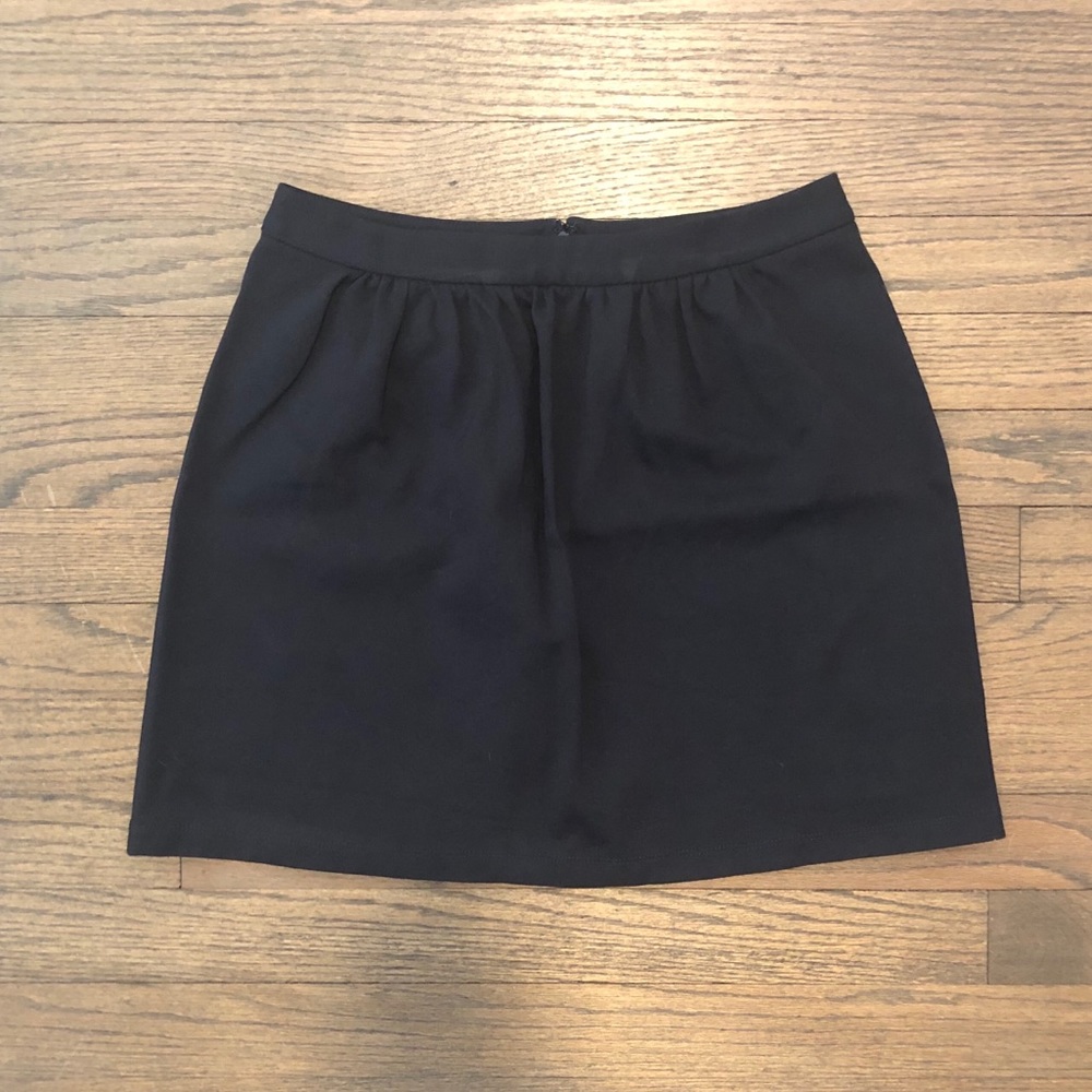 J. Crew black mini skirt